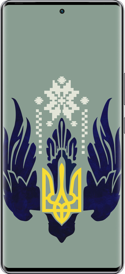 Силиконовый чехол Тризуб с крыльями для Infinix Zero 40 5G - 5640u-3822 изображение 