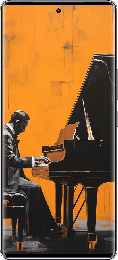 Силиконовый чехол Чехол для телефона Мужчина за Роялем для Infinix Zero 40 5G - 5938u-3822 изображение 