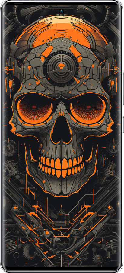 Силиконовый чехол Череп для Infinix Zero 40 5G - 5952u-3822 изображение 