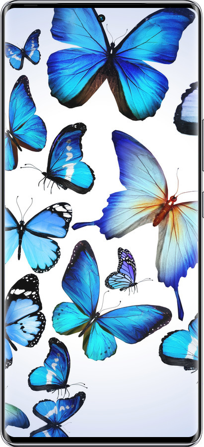 Силиконовый чехол Бабочки для Infinix Zero 40 5G - 6023u-3822 изображение 