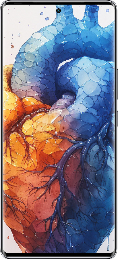 Силиконовый чехол Арт-сердце для Infinix Zero 40 5G - 6034u-3822 изображение 