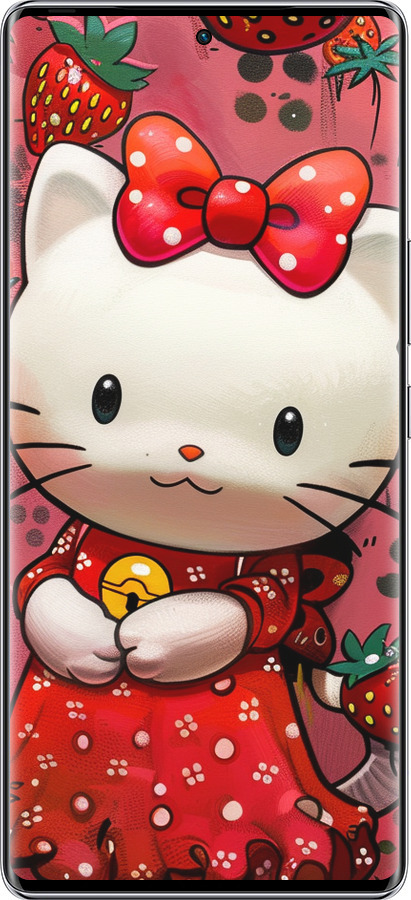 Силіконовий чехол hello kitty1 для Infinix Zero 40 5G - 6036u-3822 изображение 