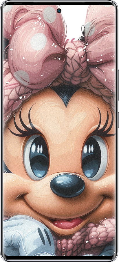 Силиконовый чехол Минни Маус с бантиком для Infinix Zero 40 5G - 6055u-3822 изображение 