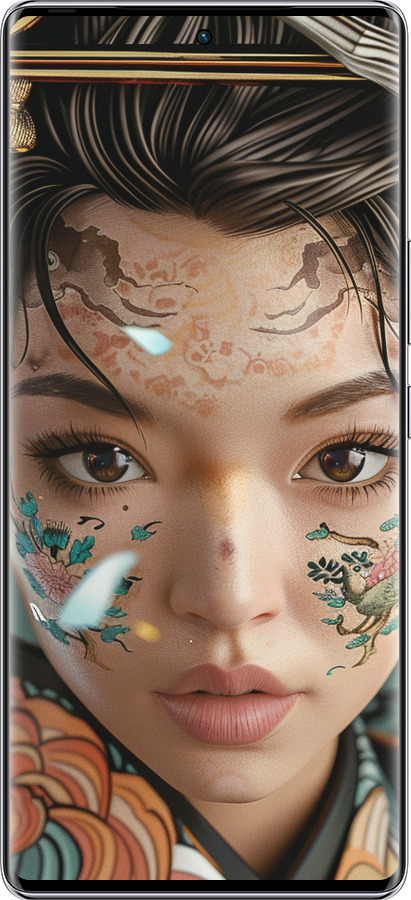 Силиконовый чехол Взгляд души самурая для Infinix Zero 40 5G - 6076u-3822 изображение 