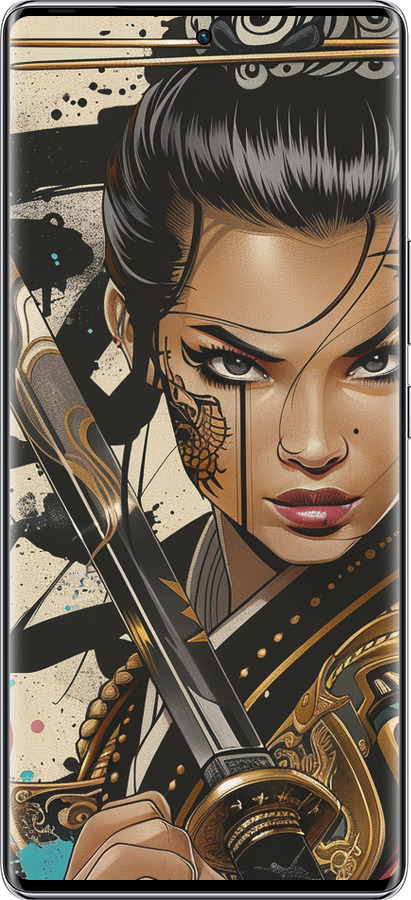 Силиконовый чехол Воительница ветров для Infinix Zero 40 5G - 6077u-3822 изображение 