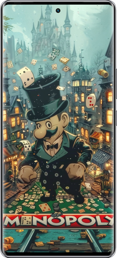 Силиконовый чехол Сказочный Monopoly для Infinix Zero 40 5G - 6086u-3822 изображение 