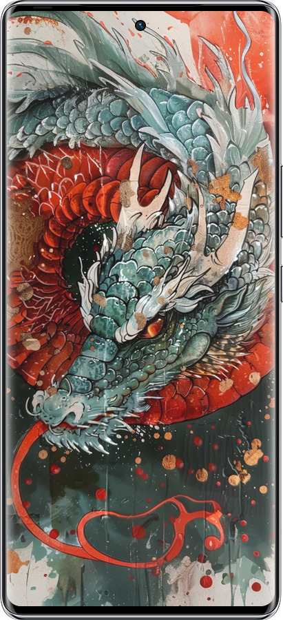 Силіконовий чехол Стихія вогню для Infinix Zero 40 5G - 6101u-3822 изображение 