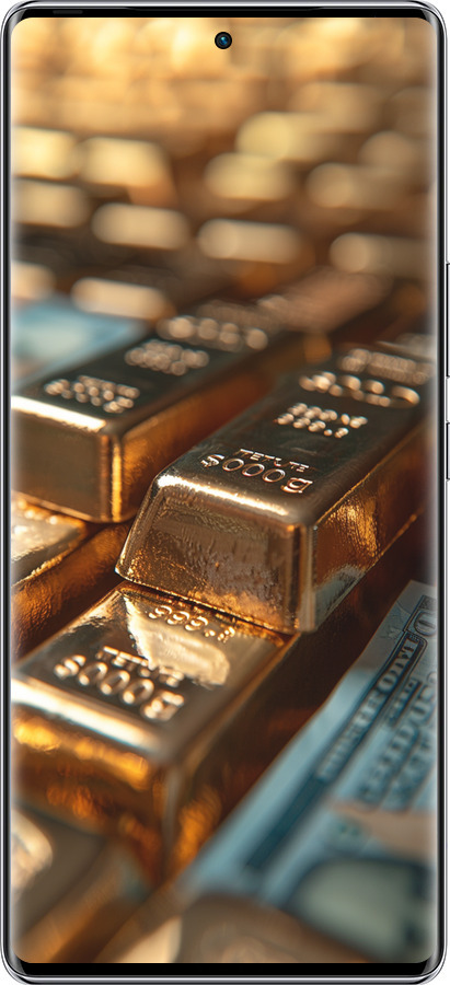 Силиконовый чехол Сияние золота для Infinix Zero 40 5G - 6104u-3822 изображение 