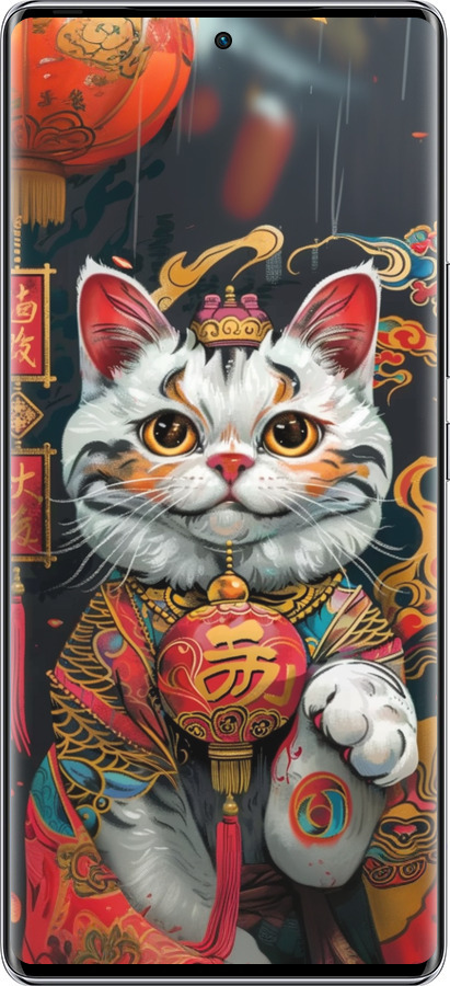 Силиконовый чехол China Cat v2 для Infinix Zero 40 5G - 6135u-3822 изображение 