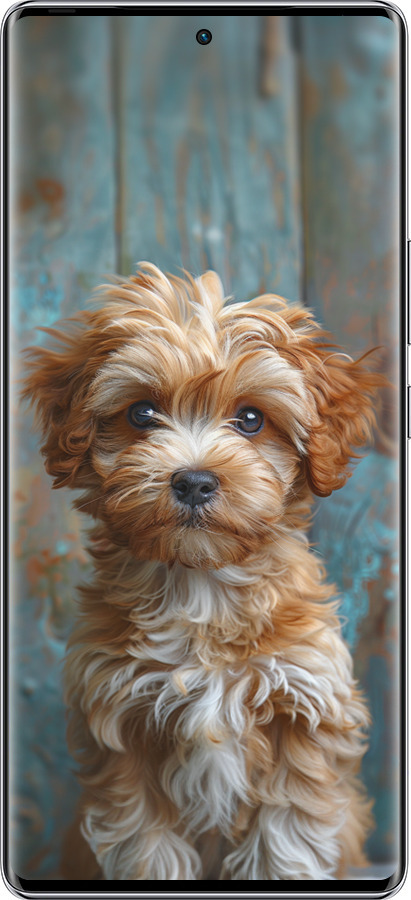 Силиконовый чехол Щенок мальтипу для Infinix Zero 40 5G - 6157u-3822 изображение 