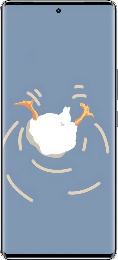 Силиконовый чехол Гусь ныряет для Infinix Zero 40 5G - 6275u-3822 изображение 