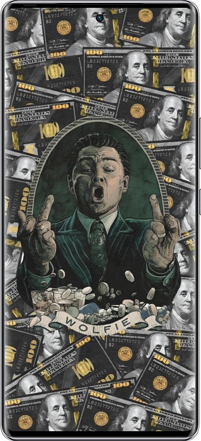 Силиконовый чехол Волк с валл стрит для Infinix Zero 40 5G - 6287u-3822 изображение 