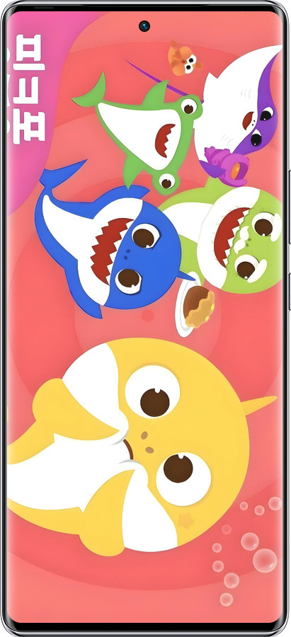 Силиконовый чехол Бейби Шаркс для Infinix Zero 40 5G - 6305u-3822 изображение 