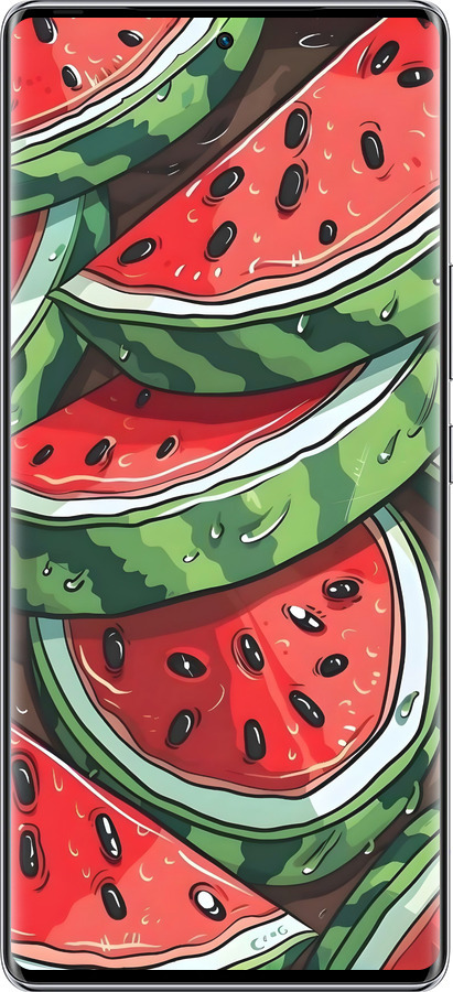 Силиконовый чехол Арбуз для Infinix Zero 40 5G - 6315u-3822 изображение 