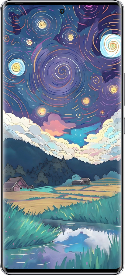 Силиконовый чехол Креативный арт для Infinix Zero 40 5G - 6322u-3822 изображение 