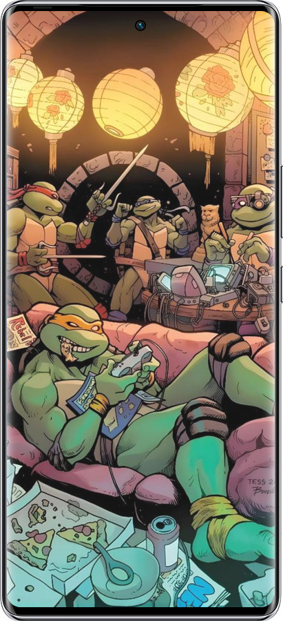 Силиконовый чехол Черепашки нинзя для Infinix Zero 40 5G - 6346u-3822 изображение 
