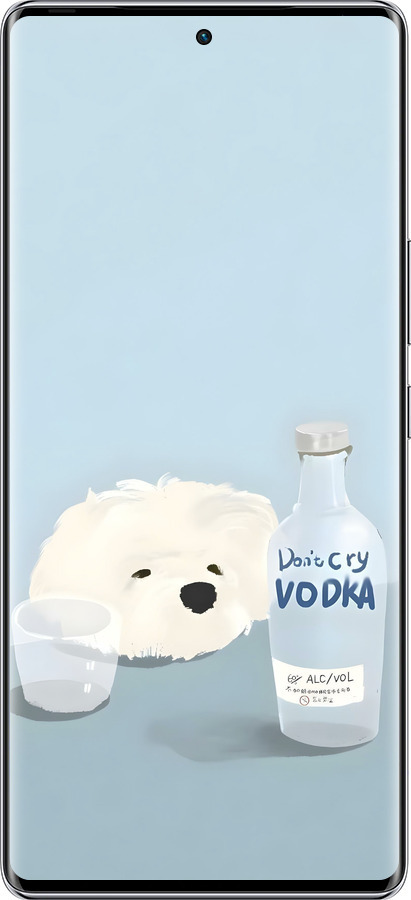 Силиконовый чехол Пес водка для Infinix Zero 40 5G - 6368u-3822 изображение 