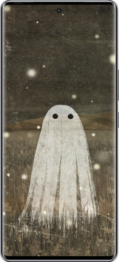 Силиконовый чехол Привидение и светлячки для Infinix Zero 40 5G - 6406u-3822 изображение 