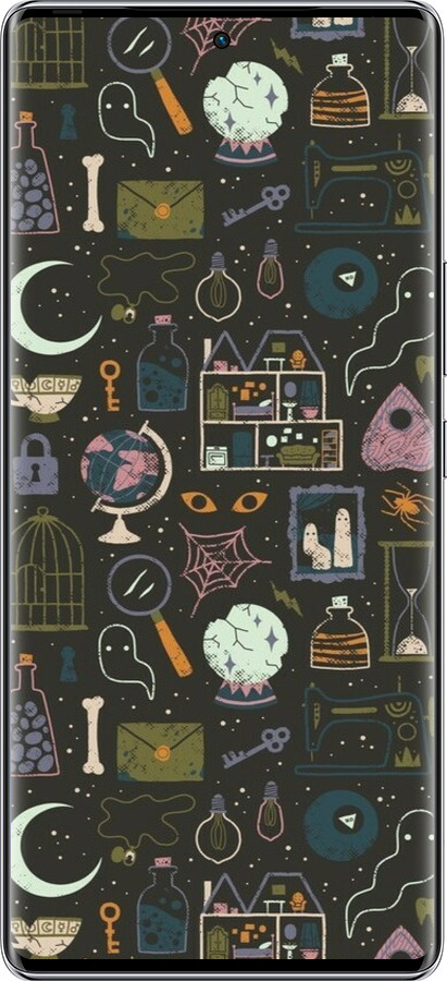 Силиконовый чехол Колдовской принт для Infinix Zero 40 5G - 6425u-3822 изображение 