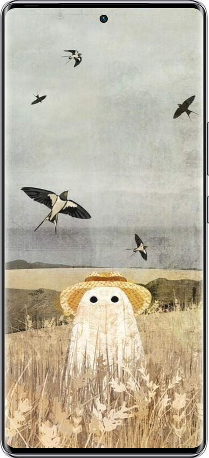 Силиконовый чехол Призрак в поле для Infinix Zero 40 5G - 6427u-3822 изображение 