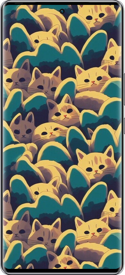 Силиконовый чехол С изображением кошек для Infinix Zero 40 5G - 6429u-3822 изображение 