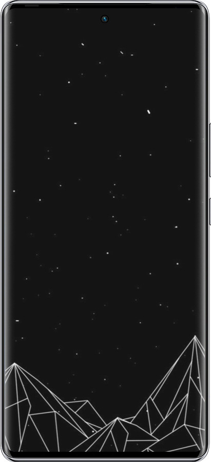 Силиконовый чехол Черно белые абстрактные горы для Infinix Zero 40 5G - 6437u-3822 изображение 