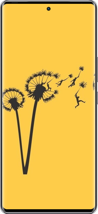 Силиконовый чехол Минимализм одуванчики для Infinix Zero 40 5G - 6449u-3822 изображение 