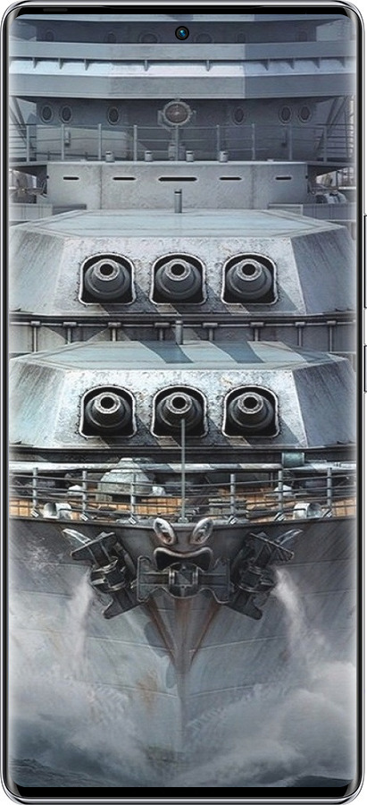 Силиконовый чехол Линкор, world of tanks, wargaming, военный корабль для Infinix Zero 40 5G - 6453u-3822 изображение 