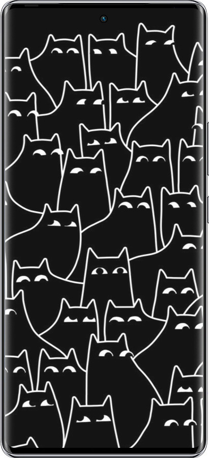 Силиконовый чехол С изображением кошек для Infinix Zero 40 5G - 6470u-3822 изображение 