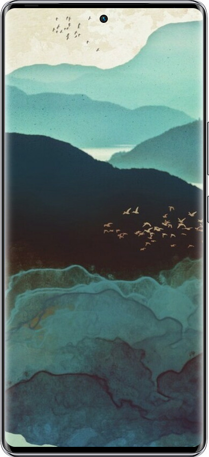 Силиконовый чехол С изображением гор Индиго для Infinix Zero 40 5G - 6484u-3822 изображение 