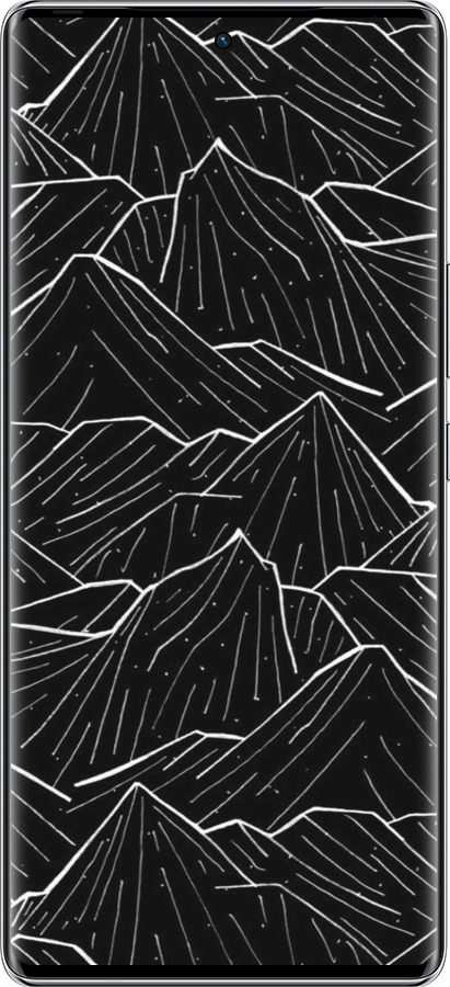 Силиконовый чехол С изображением Темных гор для Infinix Zero 40 5G - 6489u-3822 изображение 