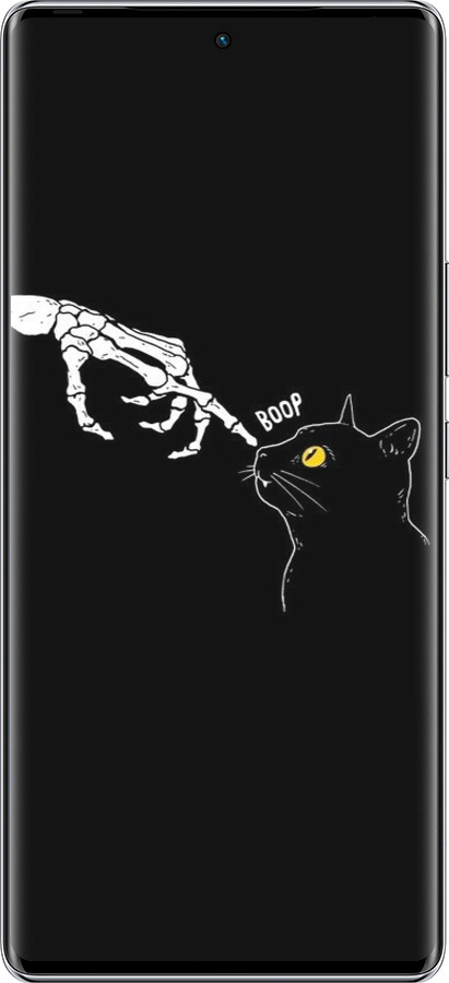 Силиконовый чехол Кошка для Infinix Zero 40 5G - 6505u-3822 изображение 