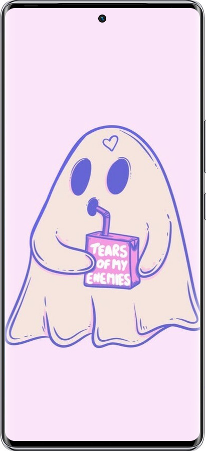 Силиконовый чехол Милый призрак для Infinix Zero 40 5G - 6507u-3822 изображение 