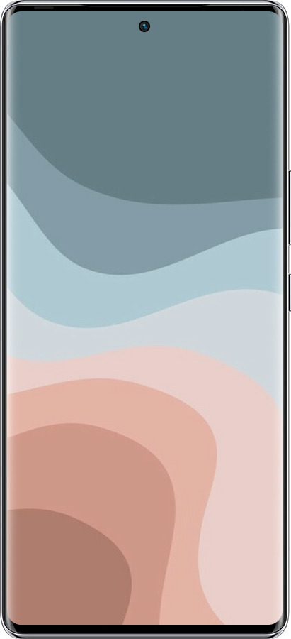 Силиконовый чехол С синими и розовыми волнами в стиле ретро для Infinix Zero 40 5G - 6532u-3822 изображение 