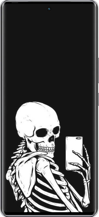 Силиконовый чехол Скелет делает Selfie для Infinix Zero 40 5G - 6535u-3822 изображение 