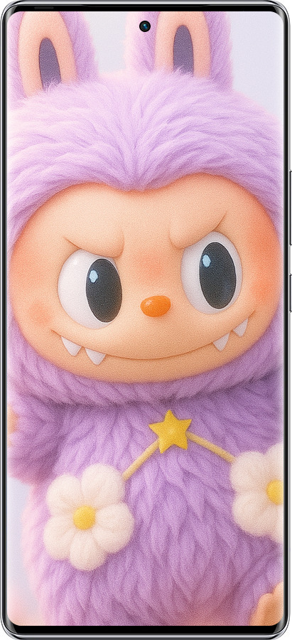 Силиконовый чехол Лабубу для Infinix Zero 40 5G - 6708u-3822 изображение 