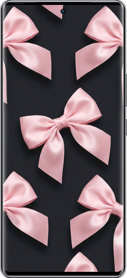 Силіконовий чехол Coquette Ribbons Dark Coquette для Infinix Zero 40 5G - 6767u-3822 изображение 