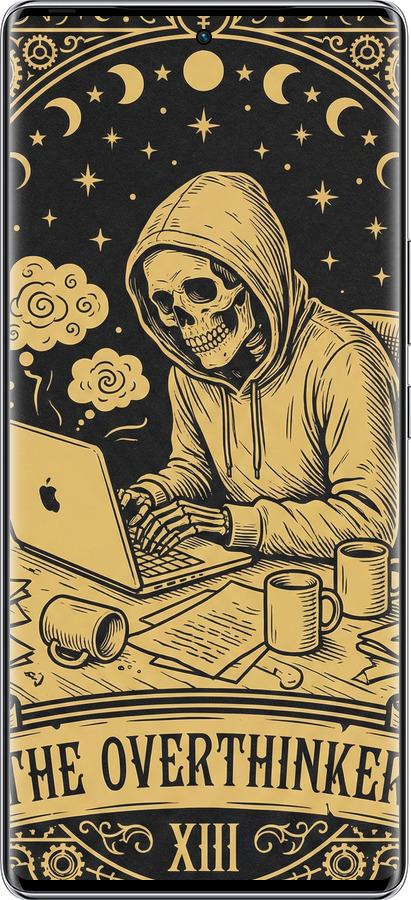 Силіконовий чехол The Overthinker для Infinix Zero 40 5G - 6774u-3822 изображение 