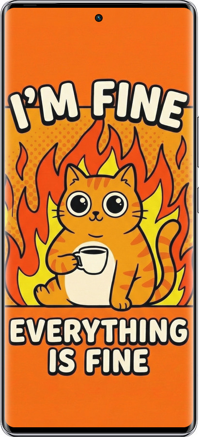 Силиконовый чехол Funny Cat для Infinix Zero 40 5G - 6786u-3822 изображение 