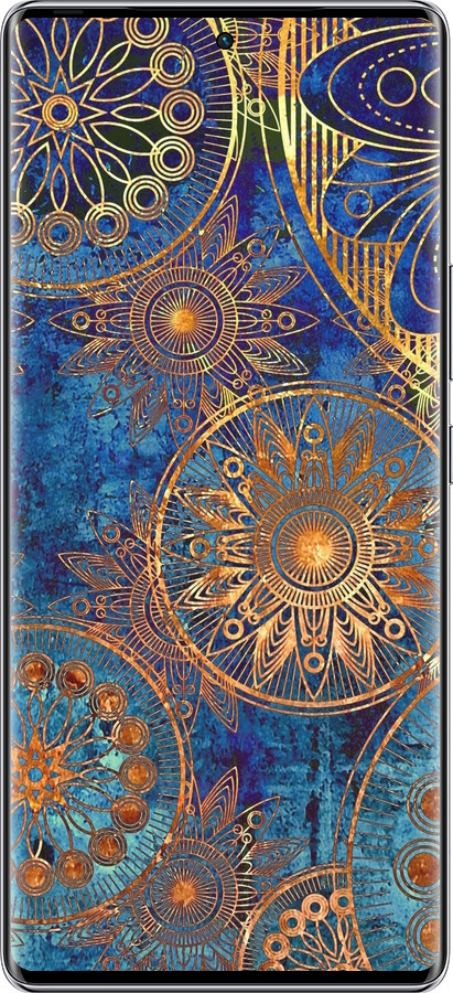 Силіконовий чехол Золотий візерунок для Infinix Zero 40 5G - 678u-3822 изображение 