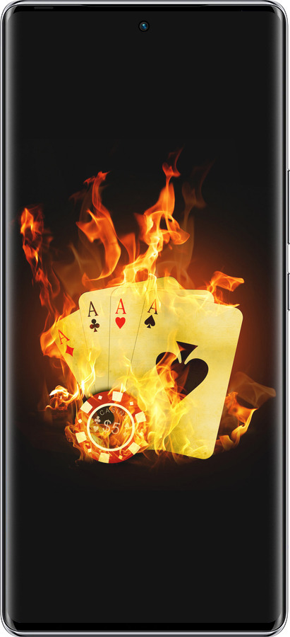 Силиконовый чехол Горящие карты для Infinix Zero 40 5G - 839u-3822 изображение 