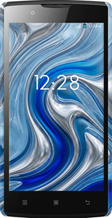 3D пластиковый глянцевый чехол Liquid Chrome для Lenovo A2010 - 6781c-216 изображение 