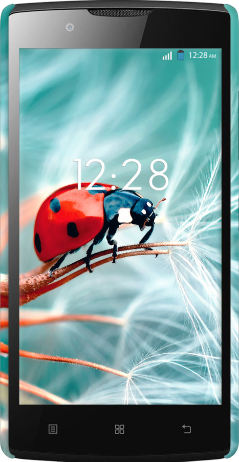 3D пластиковый глянцевый чехол Божья коровка для Lenovo A2010 - 6049c-216 изображение 