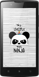 Силиконовый чехол Ниндзя для Lenovo A2010 - 4281u-216 изображение 