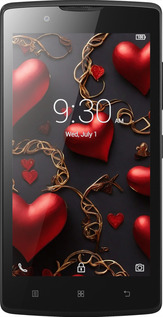 Силиконовый чехол Сердечки для Lenovo A2010 - 5831u-216 изображение 