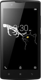 Силиконовый чехол Кошка для Lenovo A2010 - 6505u-216 изображение 