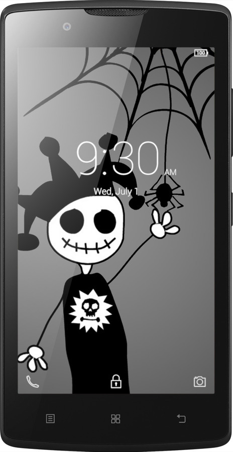 Силиконовый чехол Happy Halloween для Lenovo A2010 - 1188u-216 изображение 