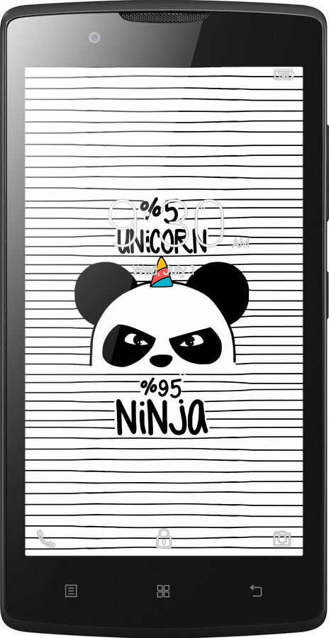 Силиконовый чехол Ниндзя для Lenovo A2010 - 4281u-216 изображение 