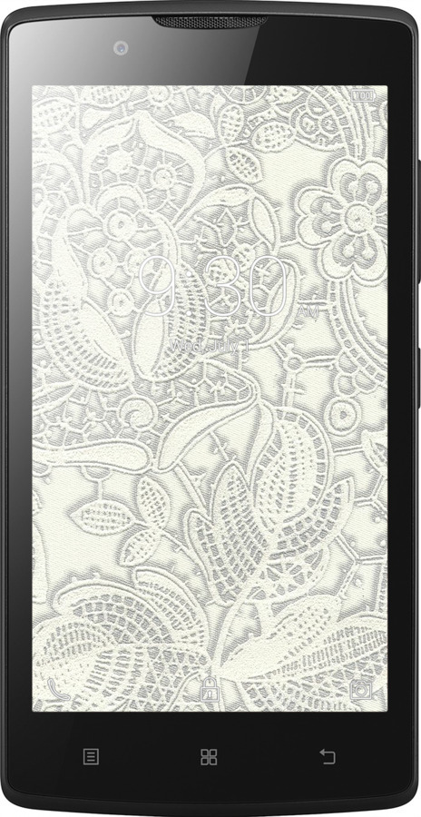 Силиконовый чехол Белое кружево для Lenovo A2010 - 4383u-216 изображение 