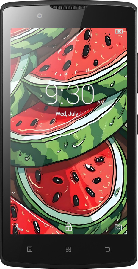 Силіконовий чехол Кавун для Lenovo A2010 - 6315u-216 изображение 